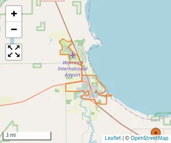 Area schools map