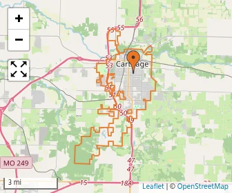 Area schools map