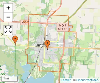 Area schools map