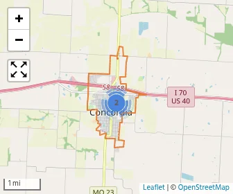 Area schools map