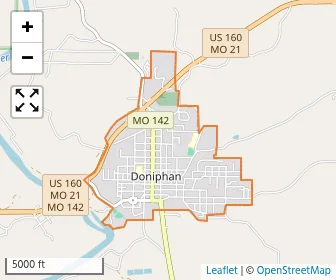 Area schools map