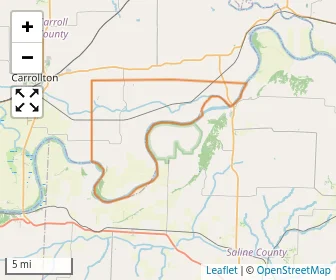 Area schools map