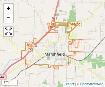 Area schools map