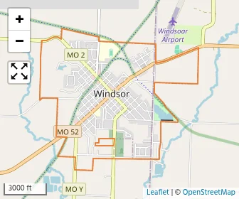 Area schools map