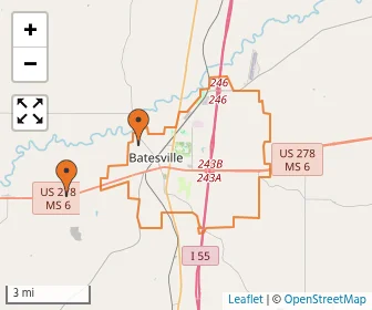 Area schools map