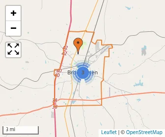 Area schools map