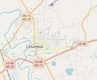 Area schools map