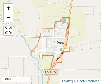 Area schools map