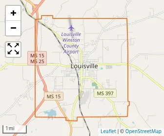 Area schools map