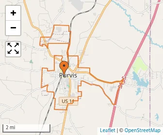 Area schools map