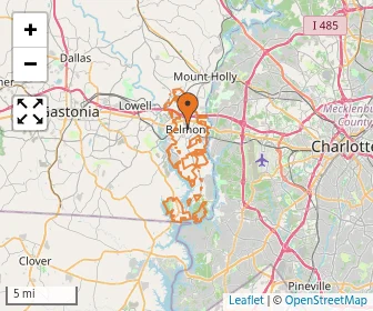 Area schools map