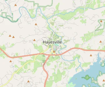 Area schools map