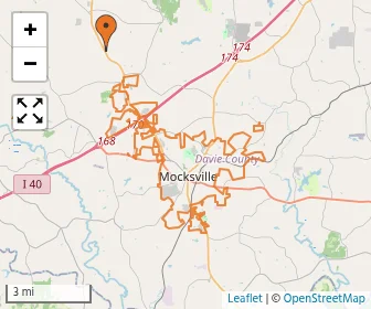 Area schools map