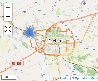 Area schools map