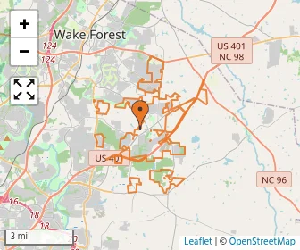 Area schools map