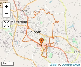 Area schools map