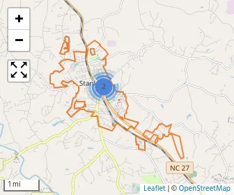 Area schools map