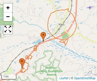 Area schools map