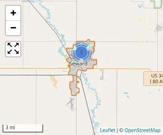 Area schools map