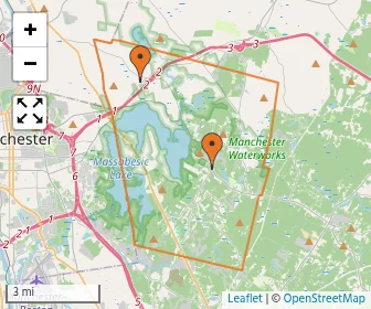 Area schools map