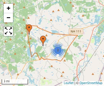 Area schools map