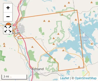 Area schools map