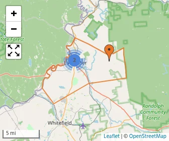 Area schools map