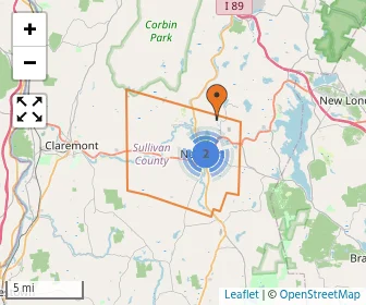 Area schools map