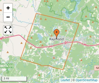 Area schools map