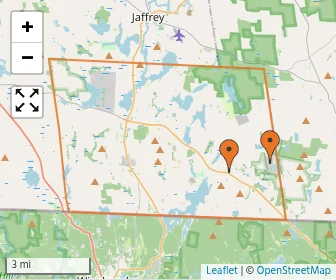 Area schools map