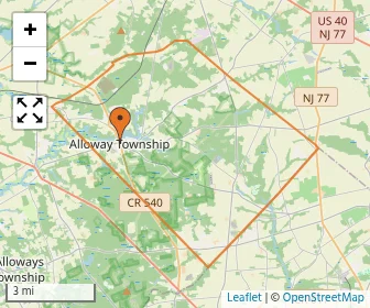 Area schools map