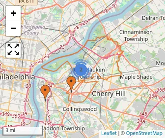 Area schools map