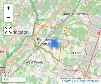 Area schools map