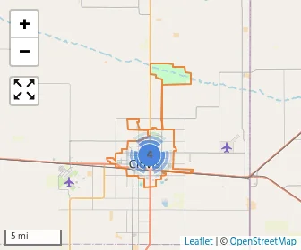 Area schools map
