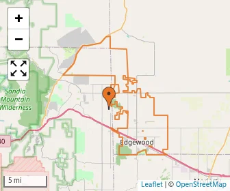 Area schools map