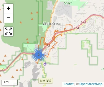 Area schools map