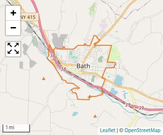Area schools map