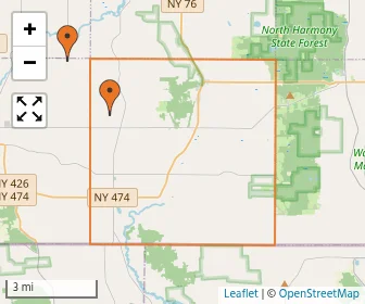 Area schools map
