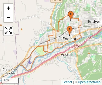 Area schools map