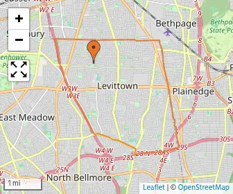 Area schools map