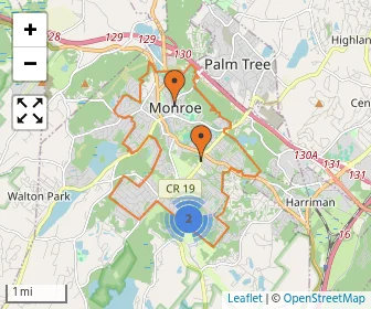 Area schools map