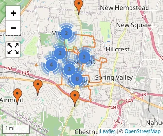 Area schools map