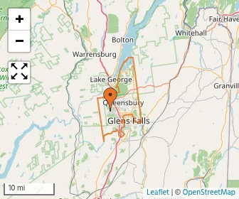 Area schools map