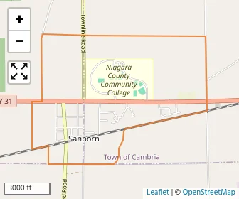 Area schools map