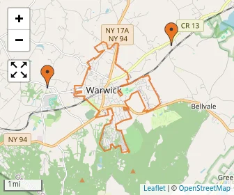 Area schools map