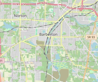 Area schools map
