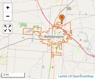 Area schools map