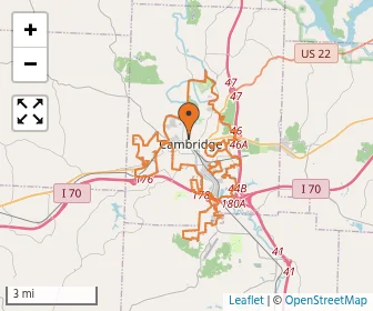 Area schools map