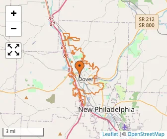 Area schools map