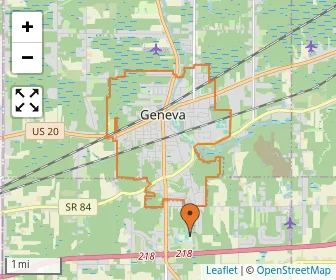 Area schools map